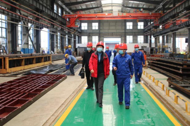 湖北省应急管理厅领导到中国船舶中国应急赤壁产业园调研