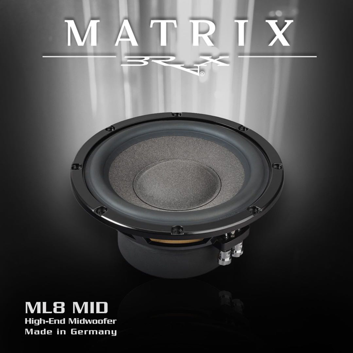 宝马5系车主：什么，德国BRAX推出了MATRIX ML8 MID中低音？来一套！来一套！