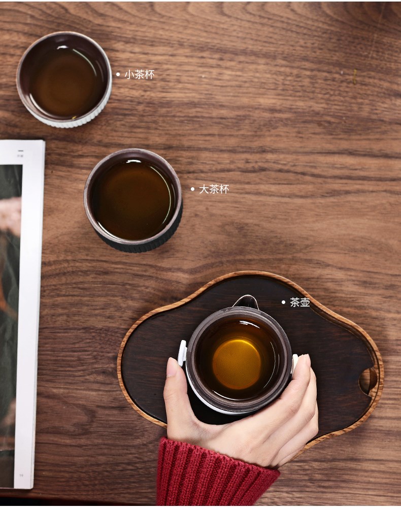 旅行茶具套装便携包_茶壶户外车载茶杯_快客杯
