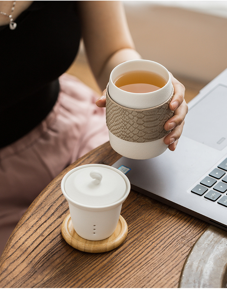 办公室水杯马克杯_茶叶过滤杯情侣水杯