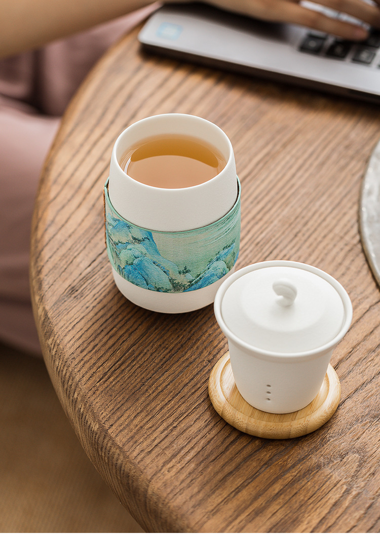 办公室水杯马克杯_茶叶过滤杯情侣水杯