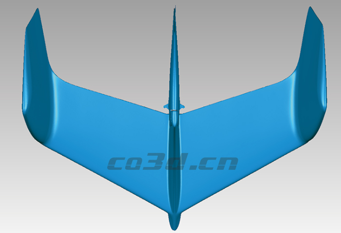 飞机尾翼逆向设计