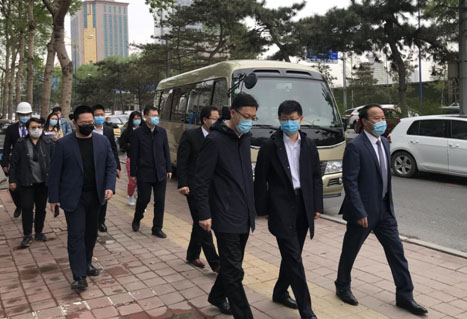 吉林省发改委领导一行实地踏察长春IFC项目 吉林省发改委领导一行实地踏察长春IFC项目
