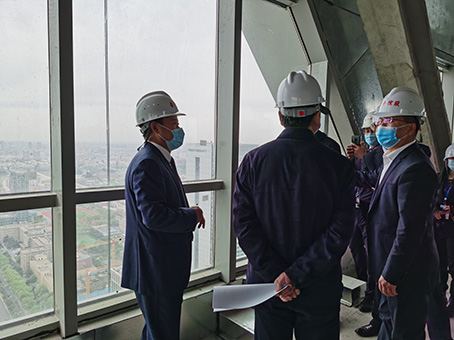 吉林省发改委领导一行实地踏察长春IFC项目 吉林省发改委领导一行实地踏察长春IFC项目
