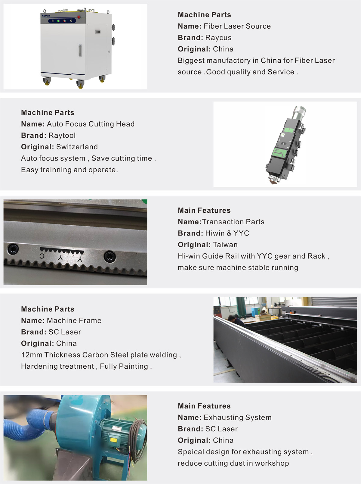 Tube sheet integrated laser cutting machine SC-FC6000W Tube sheet integrated laser cutting machine SC-FC6000W