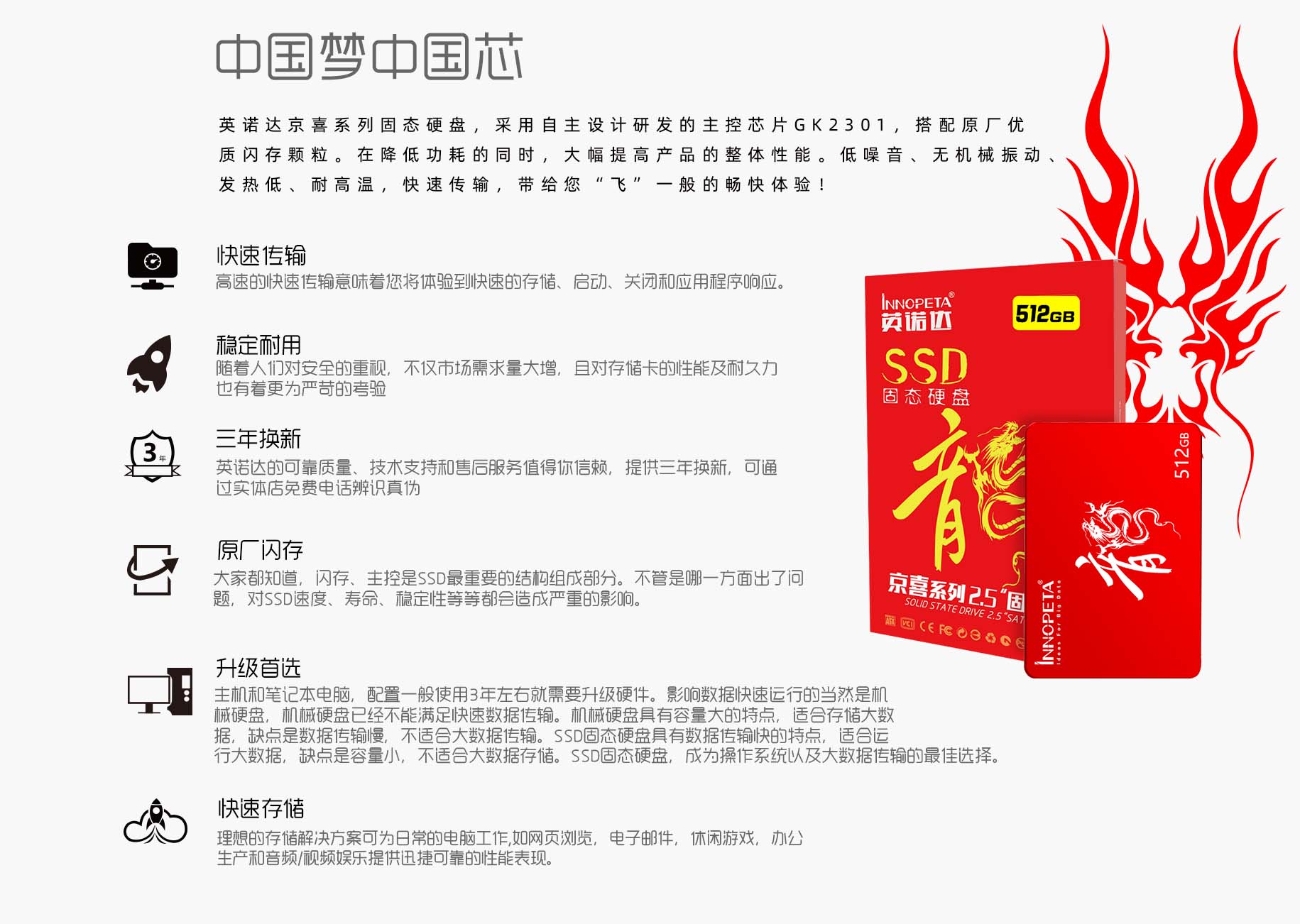 京喜系列2.5寸固态硬盘 京喜系列2.5寸固态硬盘