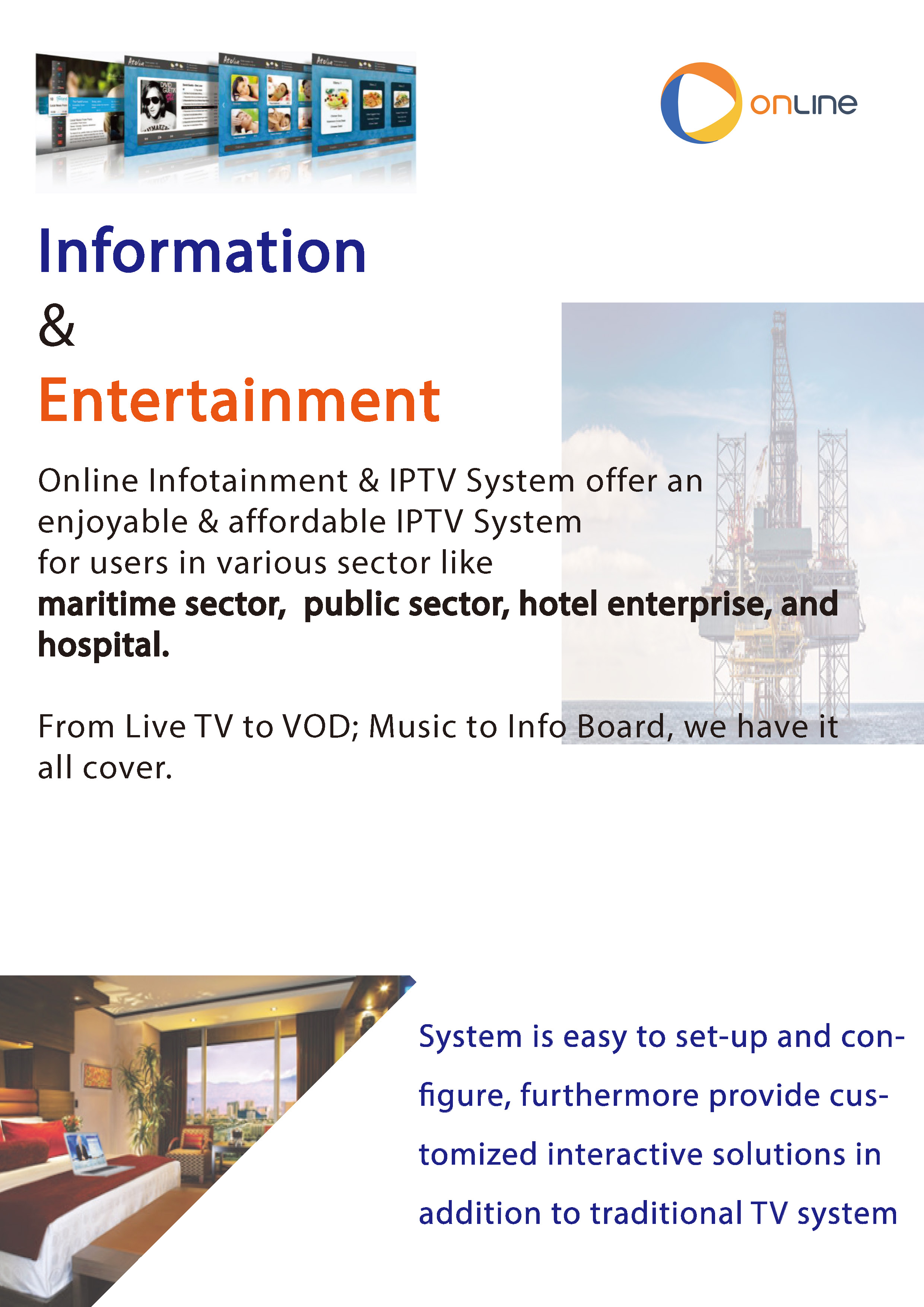 ONLINE Infotainment & IPTV