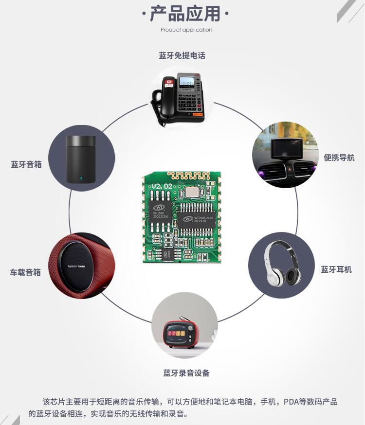 WT2605蓝牙MP3音频模块