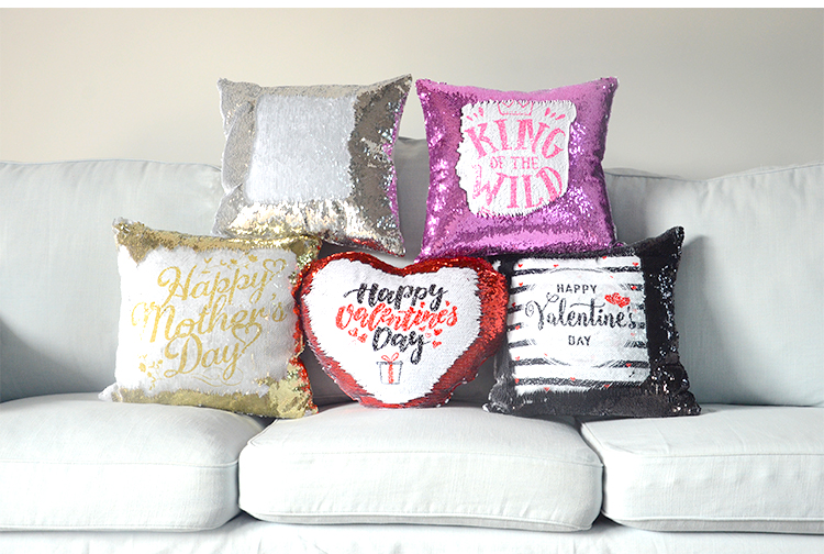 product image for sublimation sequin pillow