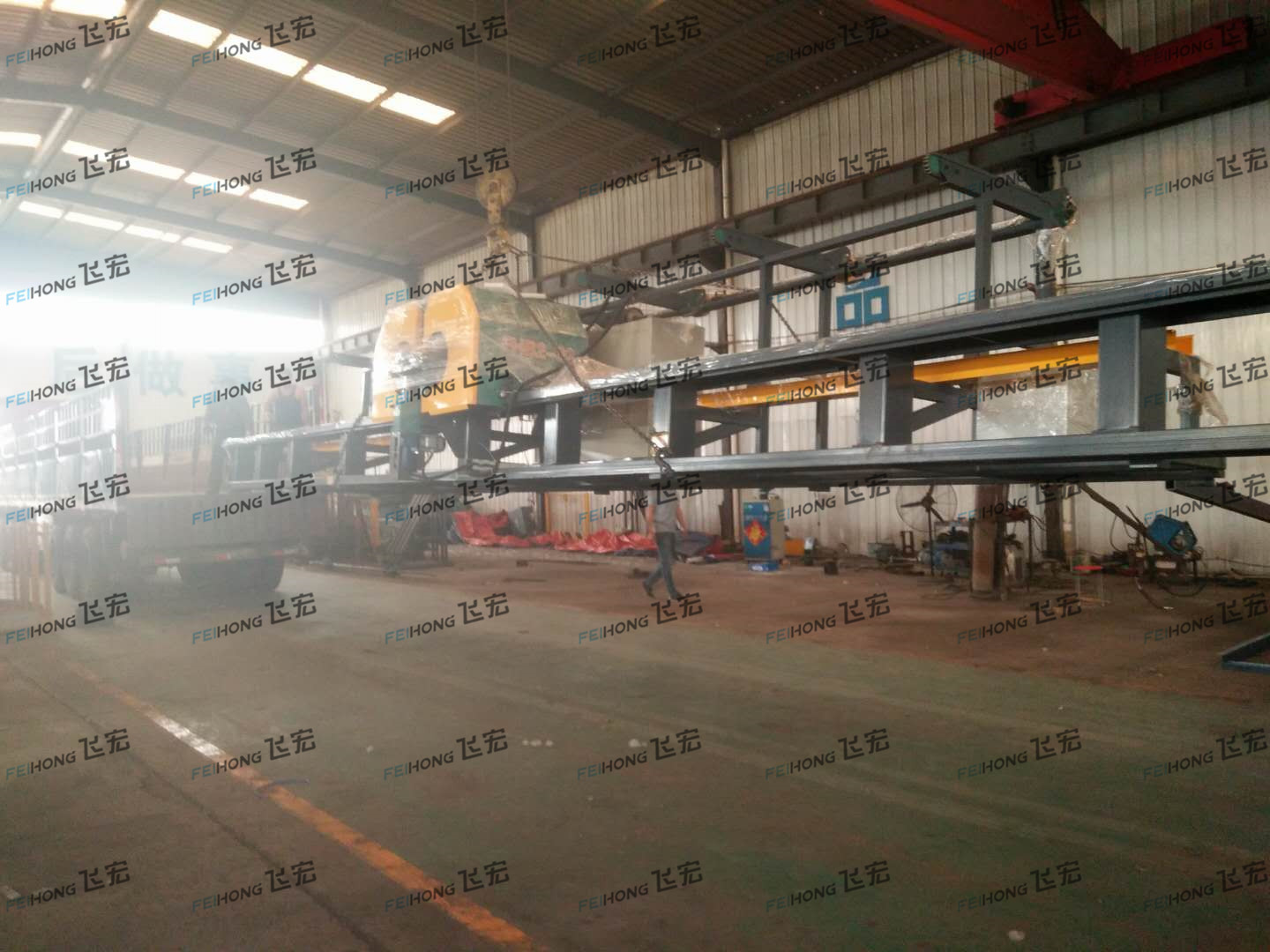 喜讯！祝贺飞宏3套智能钢筋加工设备陆续进驻广州地铁10号线项目施工现场