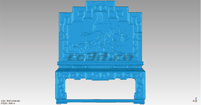 3D scan of mahogany furniture