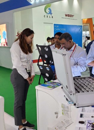 The team of Max Device and Panjit Team joined the Electronica India 2019