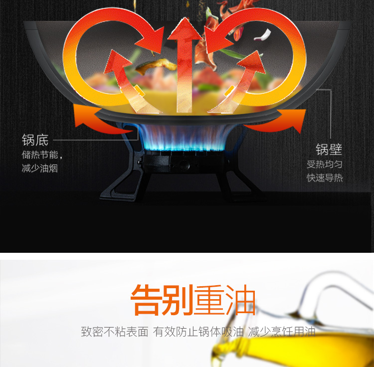 苏泊尔锅具套装_三件套组合厨具套装不粘锅