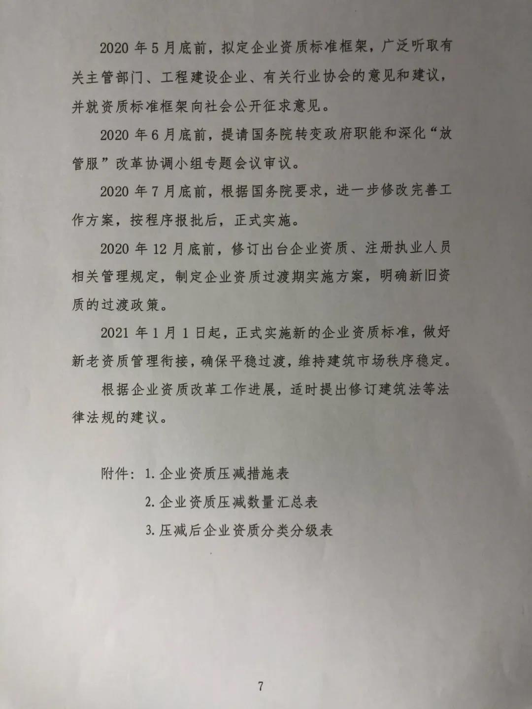  建设工程企业资质大变！多项资质或被取消/合并，施工变甲、乙两级，特级变综合，大调整专业承包/设计/监理等资质！