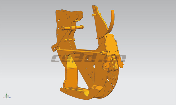 Reverse design of agricultural machinery parts