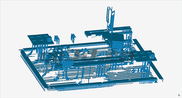 3D inspection of automated production line