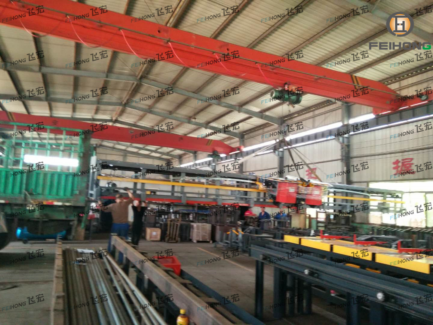   Good news! Congratulations to Feihong for one set of steel bar processing equipment to enter the c