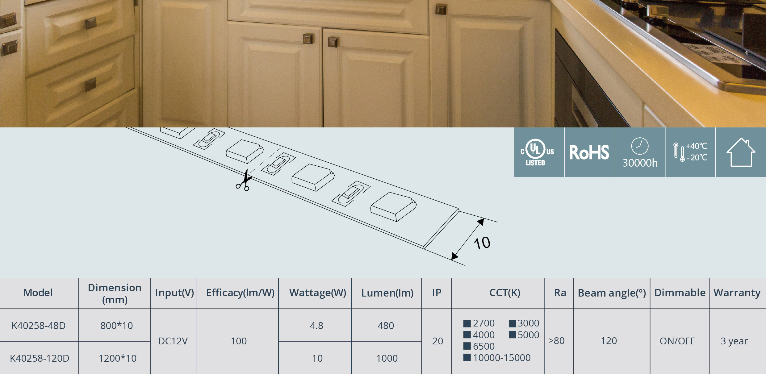 LED Rigid-2835 K40258