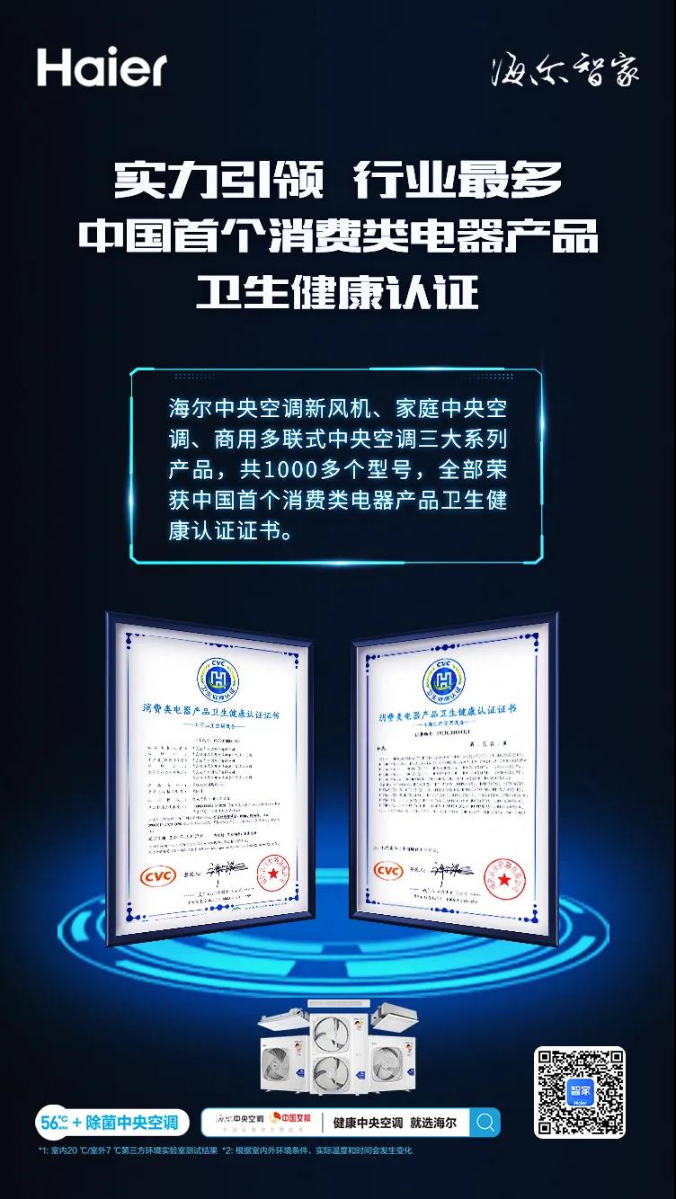 海尔空调|钟南山院士助阵!两大技术标准海尔牵头起草 海尔空调|钟南山院士助阵!两大技术标准海尔牵头起草