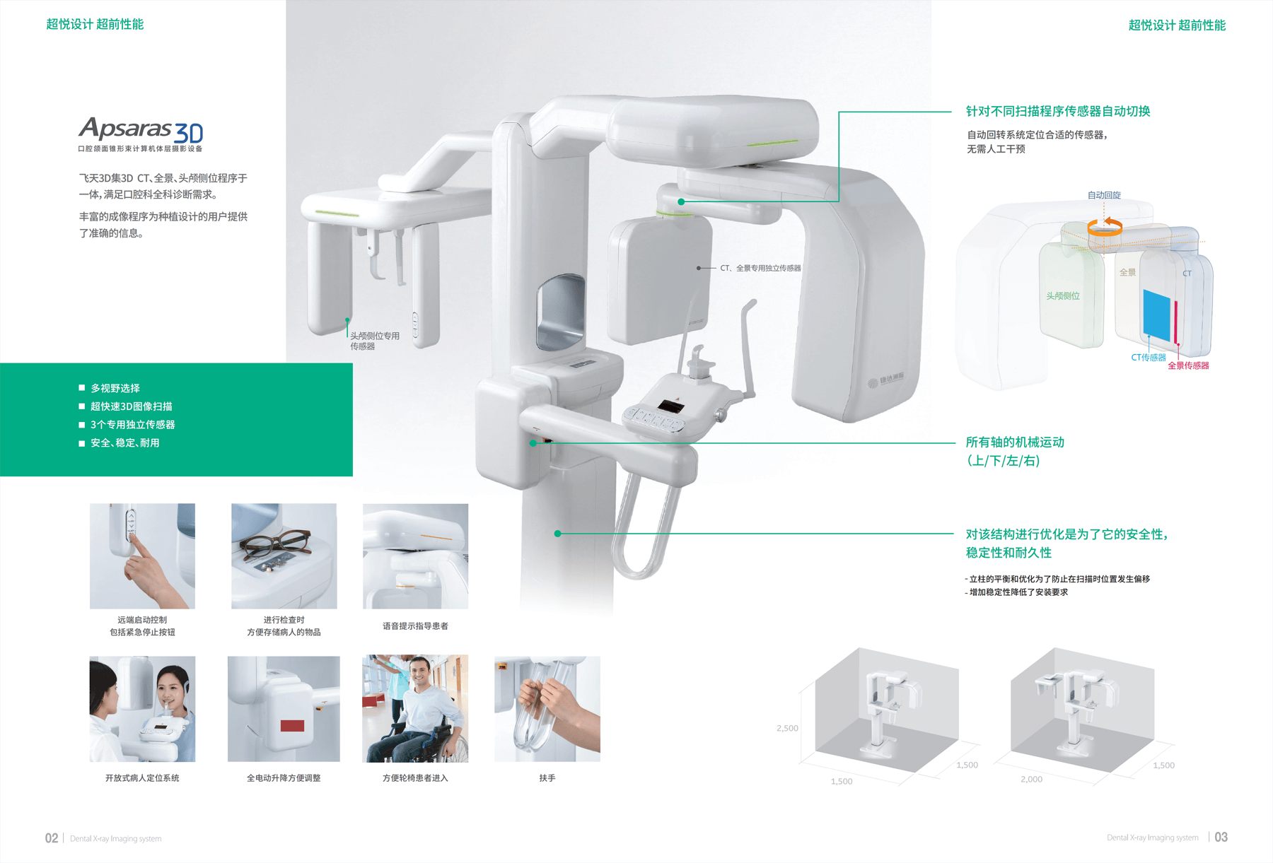 Apsaras 3D 口腔颌面锥形束计算机体层摄影设备