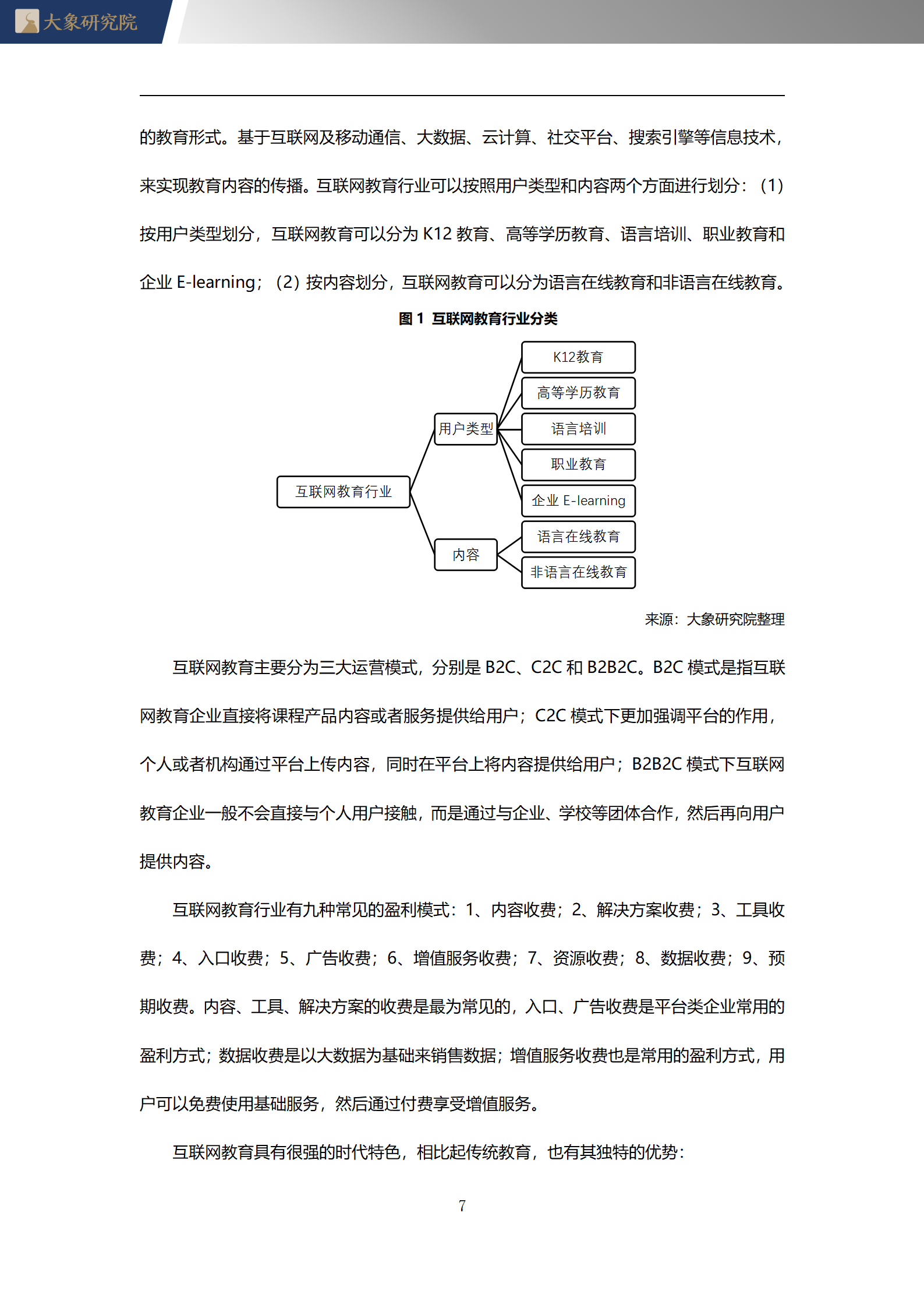 【大象研究院】2020年中國(guó)互聯(lián)網(wǎng)教育行業(yè)概覽