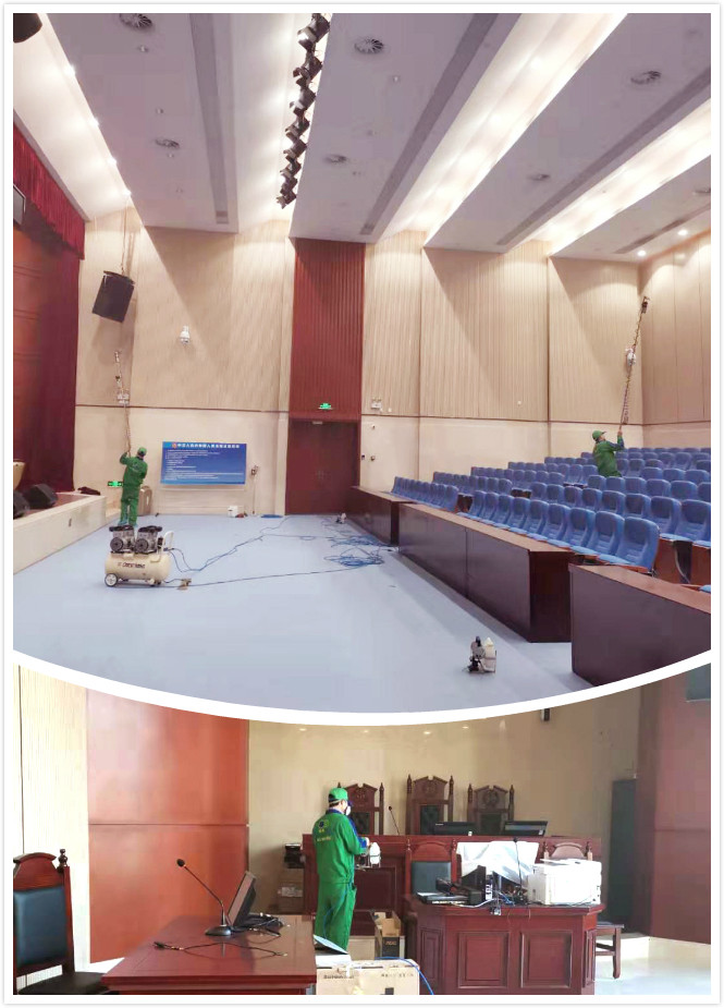 珠海横琴新区人民法院室内除甲醛空气治理项目