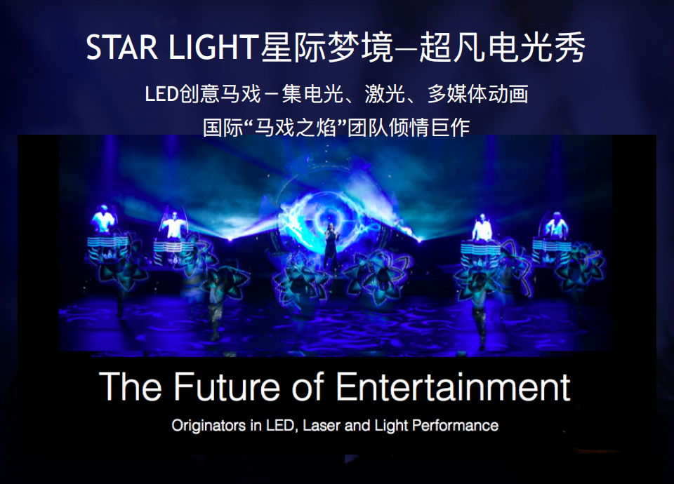 超凡电光秀——STAR LIGHT星际梦境 超凡电光秀——STAR LIGHT星际梦境