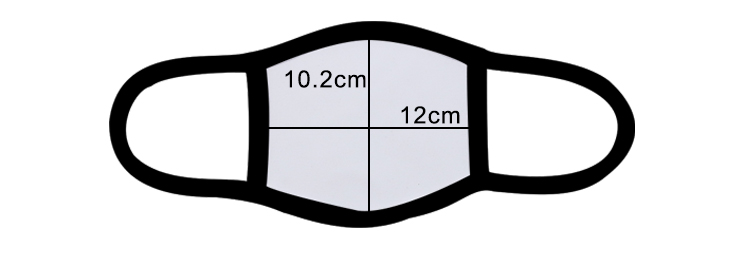 Size for Sublimation Mask Size for Sublimation Mask