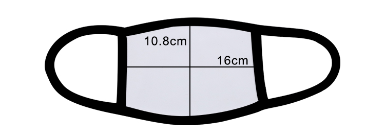 Size for Sublimation Mask Size for Sublimation Mask