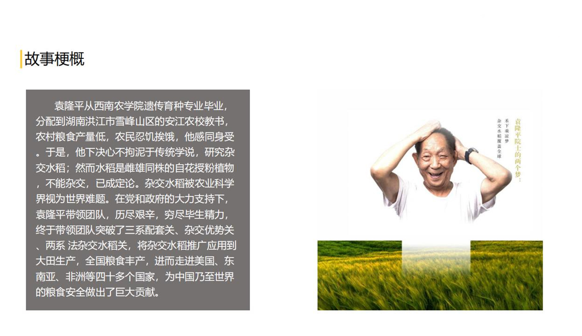 《袁隆平》 《袁隆平》