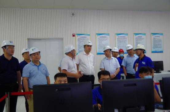 水发集团总经理刘肖军一行 莅临山东永能生物热电有限公司视察指导