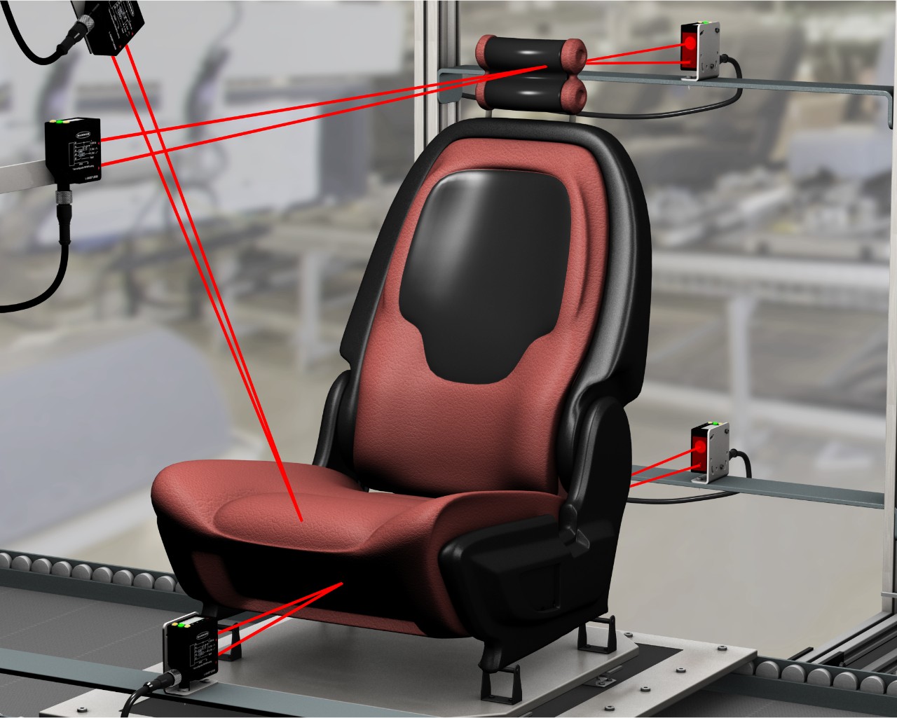 激光测距传感器在汽车座椅检测上的应用