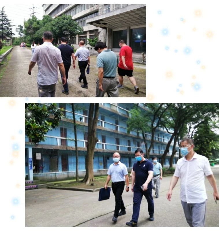 武汉市人社局督查组一行莅临我校督导检查校园防疫工作