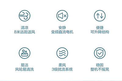 美的电风扇家用塔扇遥控落地扇立式客厅