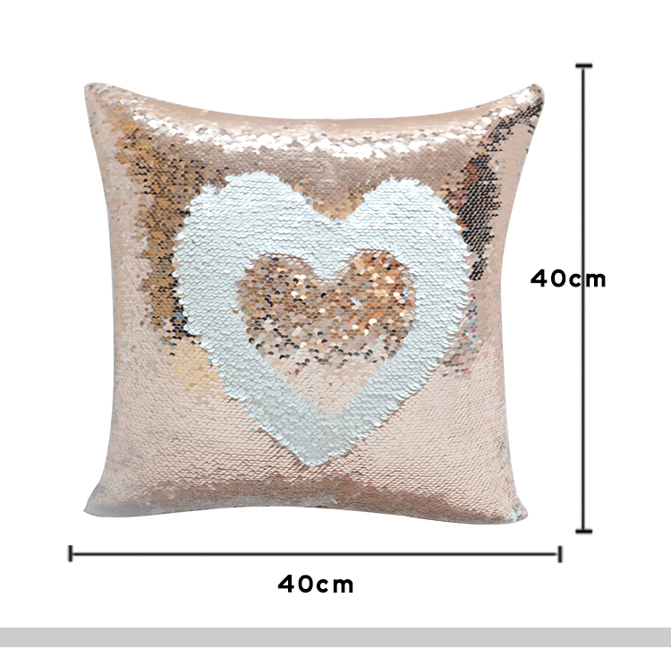 Size for sublimation sequin pillow case Size for sublimation sequin pillow case