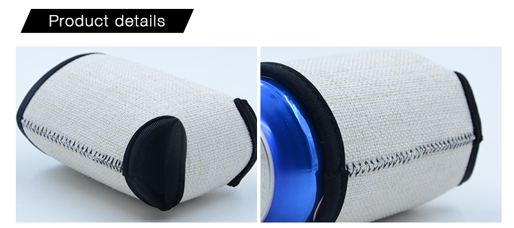 sublimation blank Linen Can Cooler sublimation blank Linen Can Cooler