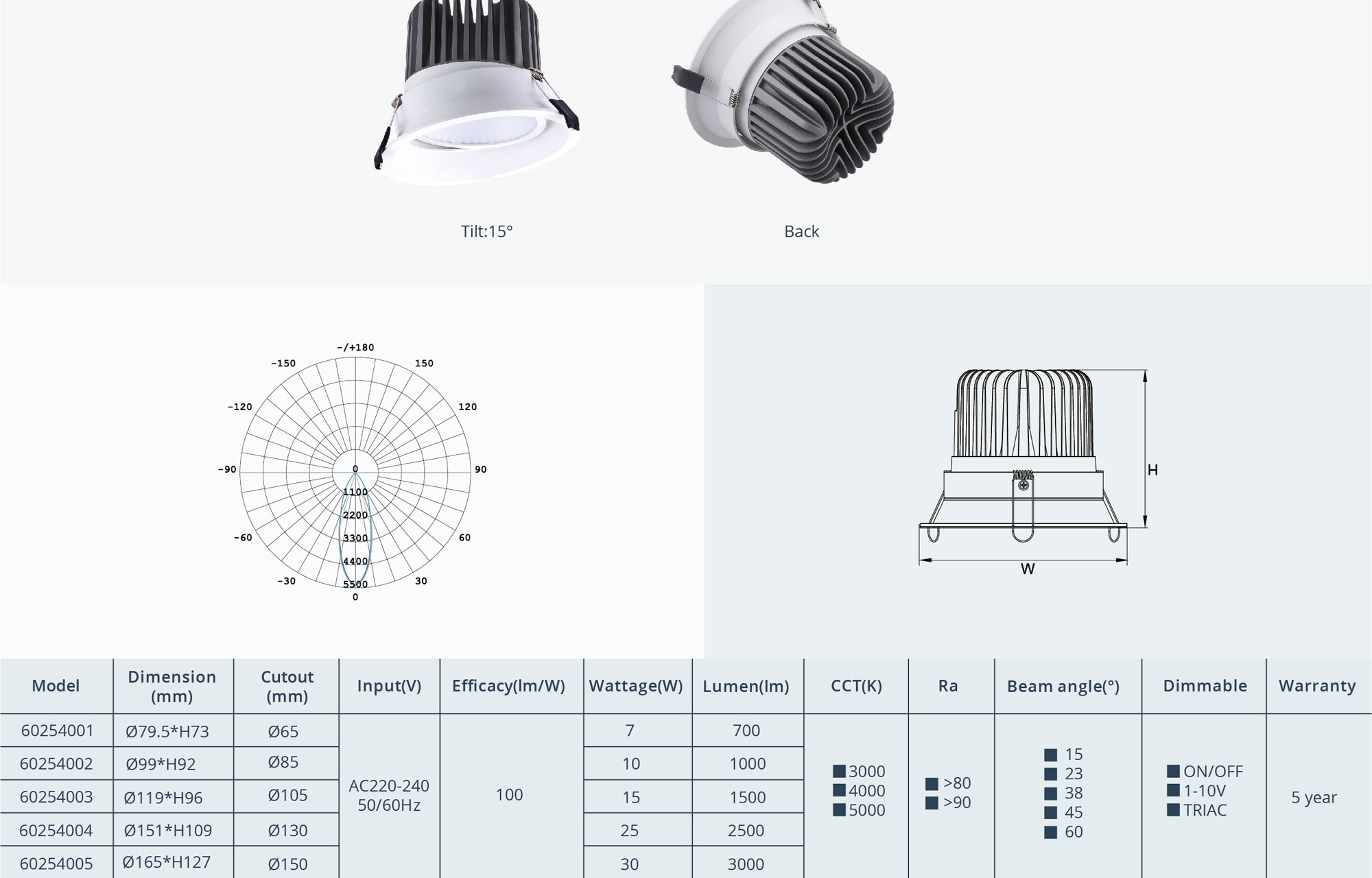 Down Light K60254 