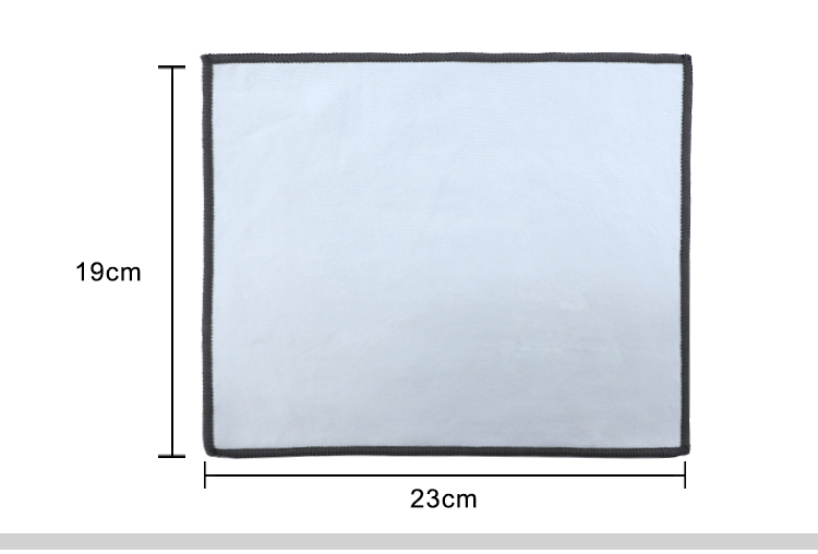 19*23cm Terry Lined Custom Mouse Pad and Cleaning Cloth1 19*23cm Terry Lined Custom Mouse Pad and Cleaning Cloth1