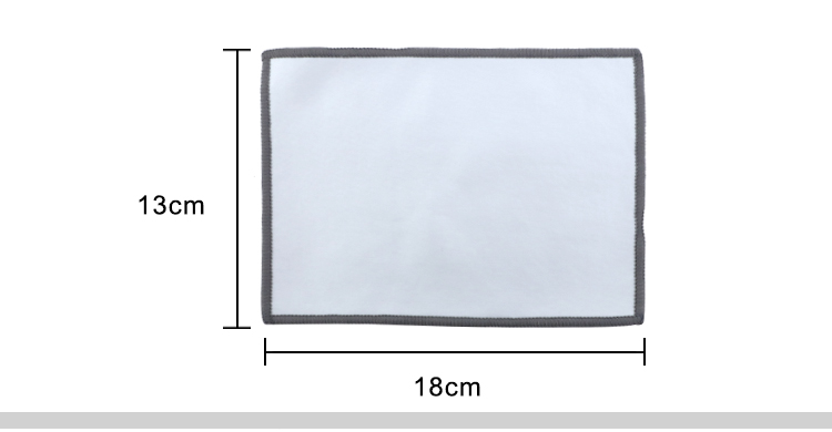 13*18cm Terry Lined Custom Mouse Pad and Cleaning Cloth2 13*18cm Terry Lined Custom Mouse Pad and Cleaning Cloth2