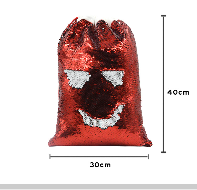 Sequin Xmas Sack Red Sequin Xmas Sack Red