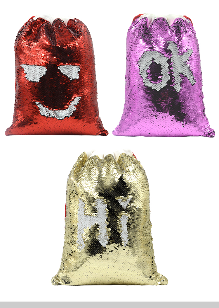 Sequin Xmas Sack - Gold Sequin Xmas Sack - Gold