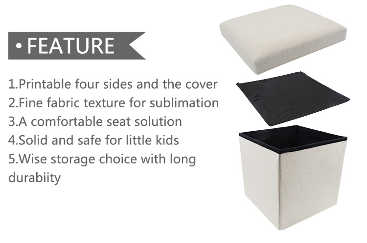 Feature for Linen storage stool Feature for Linen storage stool