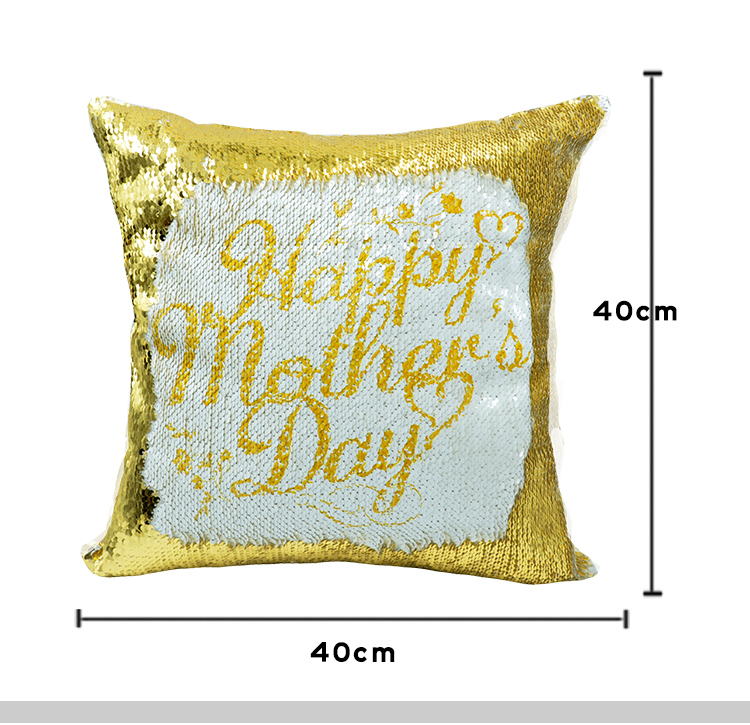 Size for sublimation sequin pillow case Size for sublimation sequin pillow case
