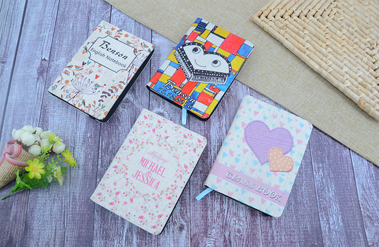 picture of Linen Notebook-A6-with Blank Paper Inner picture of Linen Notebook-A6-with Blank Paper Inner