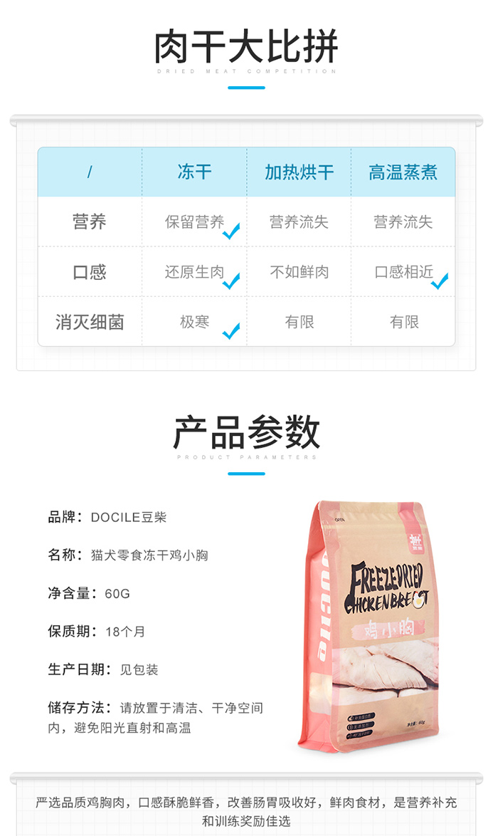 豆柴天然宠物冻干鸡胸肉 豆柴天然宠物冻干鸡胸肉