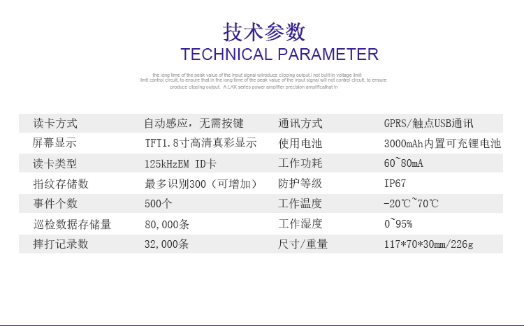 Z-6900 GPS 定位巡检仪