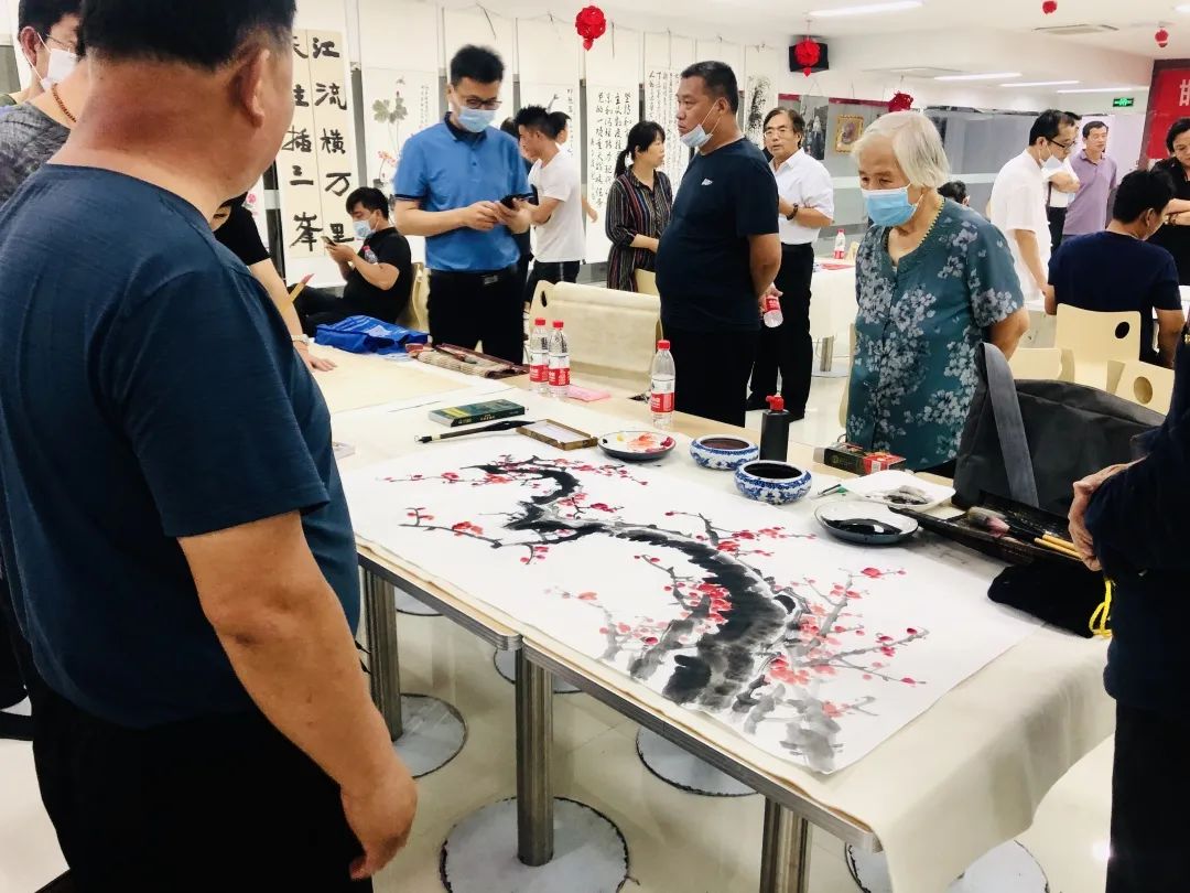 邯郸市肥乡区“庆祝中国共产党成立99周年”书画展在集团邯郸金田阳光城成功举办！