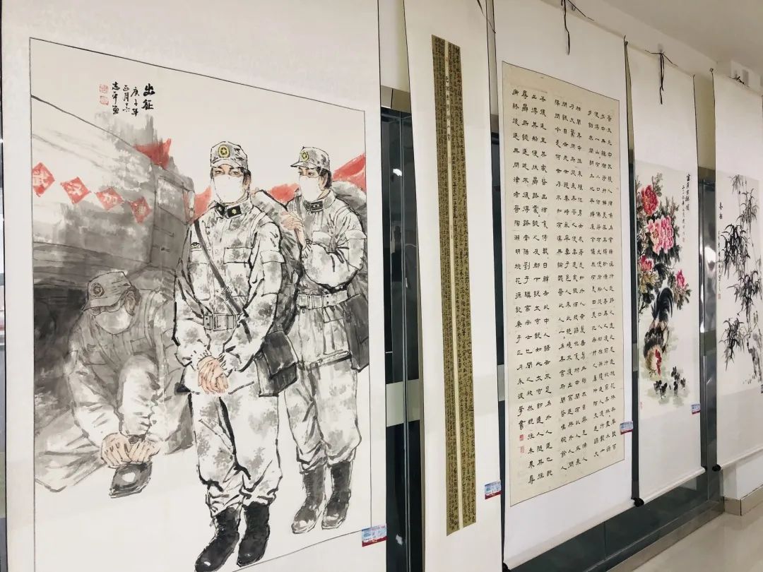 邯郸市肥乡区“庆祝中国共产党成立99周年”书画展在集团邯郸金田阳光城成功举办！