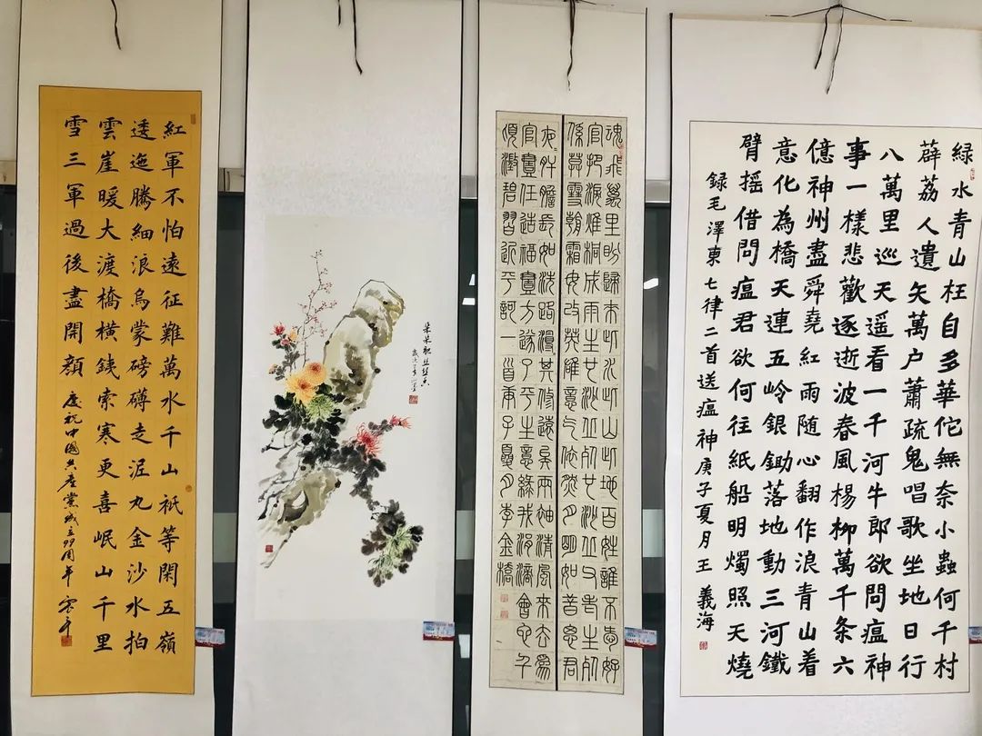 邯郸市肥乡区“庆祝中国共产党成立99周年”书画展在集团邯郸金田阳光城成功举办！