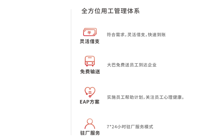 服务管理 安联劳务 深圳市安联劳务派遣有限公司